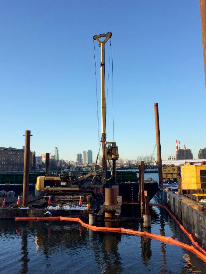 Astoria Ferry Landing drilled shafts